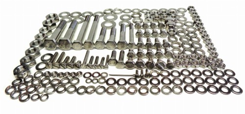 Śruby KOMAR 2330 - cały motorower - nierdzewne