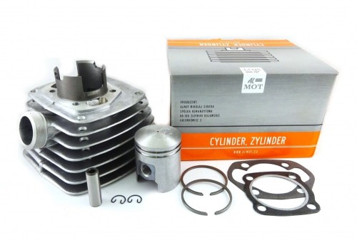 Cylinder WSK 125 52mm + tłok AK20 /ALMOT/ kpl.