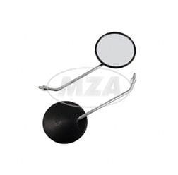 Lusterka okrągłe SIMSON 110mm M8 P/P chrom /MZA/