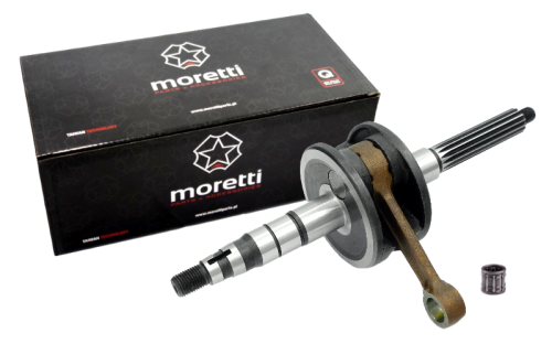 Wał korbowy 2T sworzeń-10mm, 15 frezów /MORETTI/