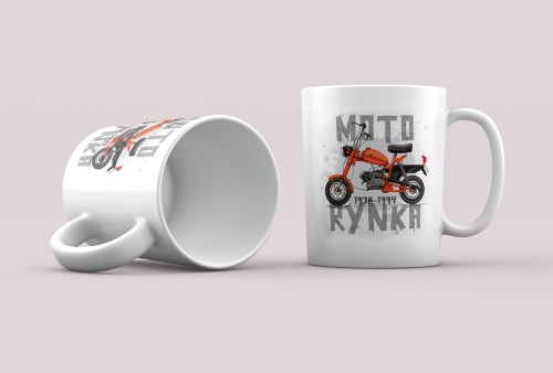 Kubek MOTORYNKA pomarańczowa