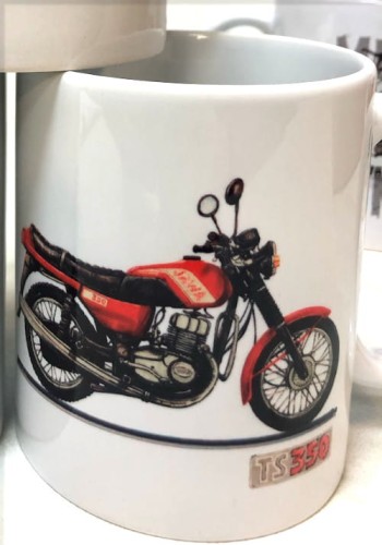 Kubek JAWA TS 350 czerwona