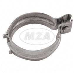 Obejma końcówki tłumika SIMSON S51, SR50 chrom /MZA/