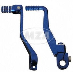 Dźwignia startera + dźwignia zmiany biegów SIMSON Tuning niebieska /MZA/