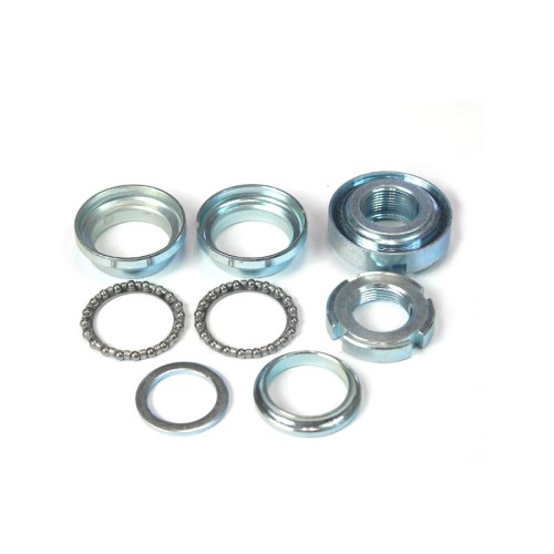 Łożysko kierownicy SIMSON kpl. 8-częściowe (łożyska, nakrętki, stożek, miski, podkładka)