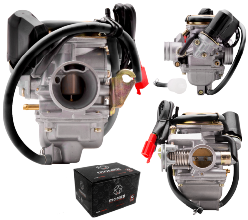 Gaźnik 4T GY6 150ccm metalowa pokrywka /MORETTI/