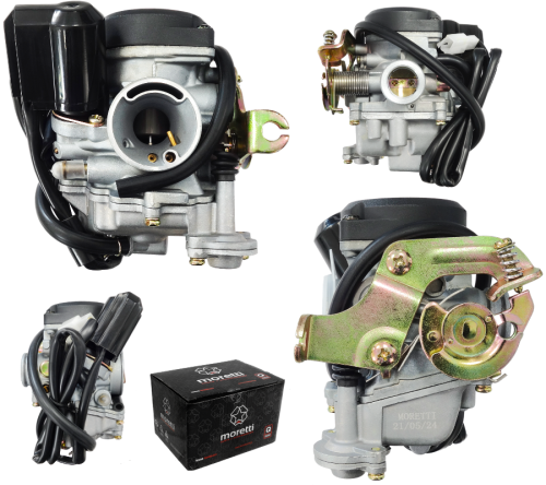 Gaźnik 4T GY6 50ccm plastikowa pokrywka /MORETTI/