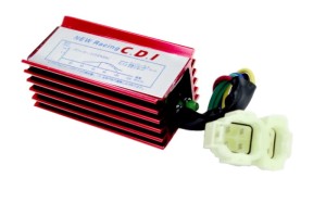 Moduł zapłonu 4T CDI 2+4 Racing czerwony /MORETTI/