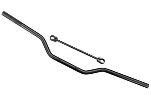 Kierownica uniwersalna aluminiowa 22mm czarna