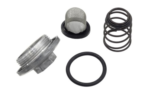 Filtr oleju + sprężyna + korek 4T GY6 50cc kpl.