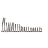 Śruby WSK 125 silnika kpl. imbus nierdzewne