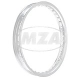 Obręcz koła SIMSON S51 16x1.50 aluminiowa polerowana /KEBA/