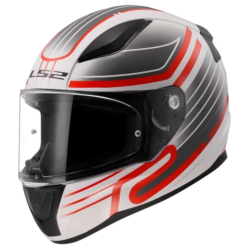 Kask LS2 FF353 RAPID II CIRCUIT white-red M