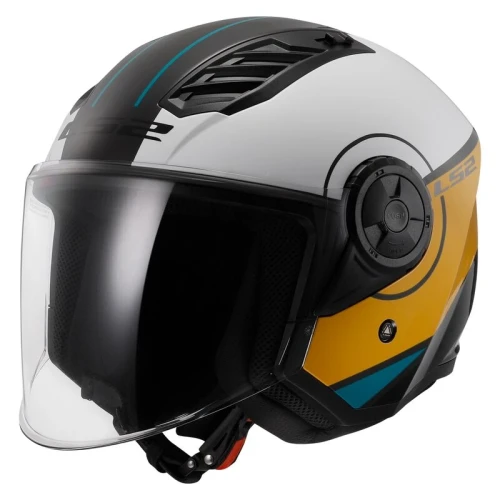 Kask LS2 OF616 AIRFLOW II COVER white-brown M