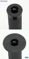 S253610-01 b - 10881-00S - Guma kierownicy SIMSON KR51 SR4 lewa czarna MZA KOWALIT.webp