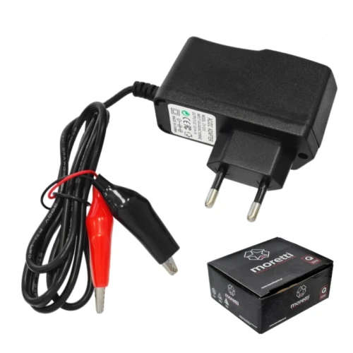 Ładowarka akumulatorów 12V 1A mała /MORETTI/