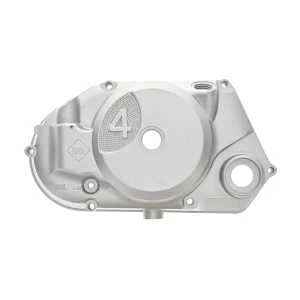 Pokrywa silnika SIMSON S51 lewa 4B na obrotomierz aluminiowa /MZA/ ORG srebrny metalik