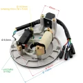 ZE4400-3 bi - Stator 4T Cross, Enduro, ATV, motorower, Dirt Bike 110cc 125cc, 2-cewki 5-przewodów Power Force.webp