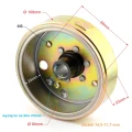 ZE4444-3 ci - Stator skuter 4T GY6 139QMB 50-80cc, 8-cewek 4-przewody + magneto Power Force.webp