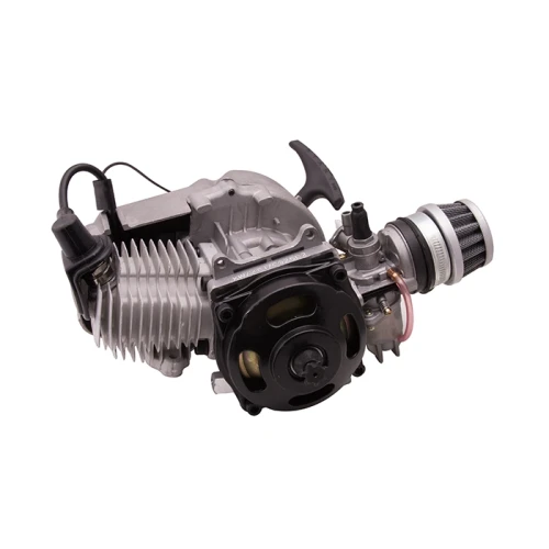 Silnik 2T Pocket Bike 60cc automat srebrny /MORETTI/