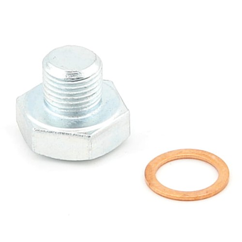 Śruba spustu oleju skrzyni korbowej WSK 125 + uszczelka