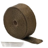 Taśma termiczna 5m tytanowa + opaski /MORETTI/