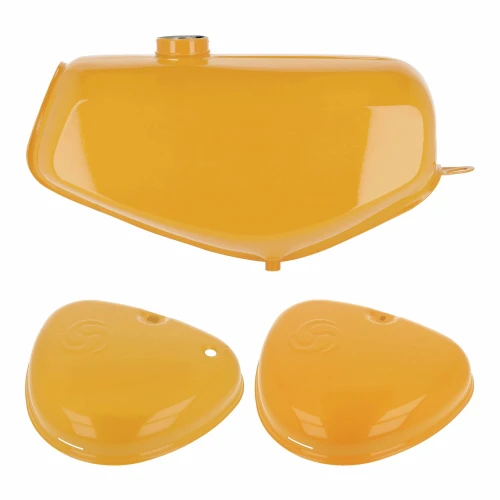 Zbiornik paliwa + pokrywy SIMSON S51 S70 żółty /MZA/