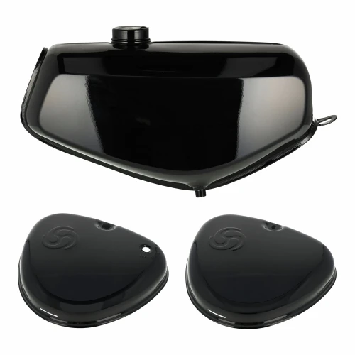 Zbiornik paliwa + pokrywy SIMSON S51 S70 czarny /MZA/