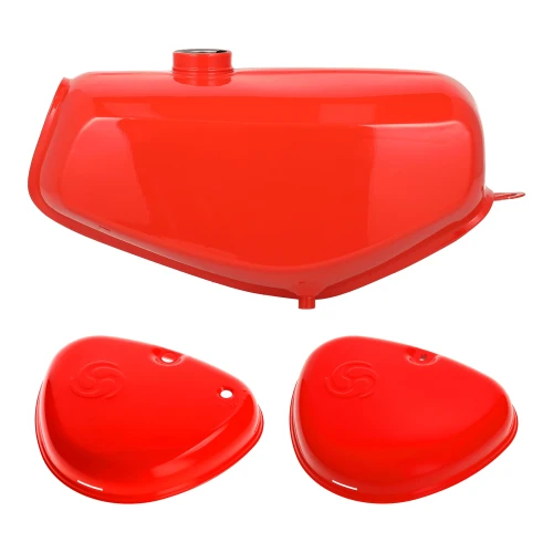 Zbiornik paliwa + pokrywy SIMSON S51 S70 czerwony /MZA/