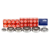 Łożyska silnika SIMSON S51, SR50 - komplet FAG + 16004 Kinex