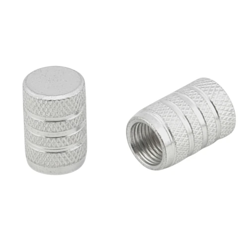 Nakrętka zaworka ALU srebrna