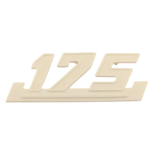 Emblemat WSK pokrywy "175" plastik biały