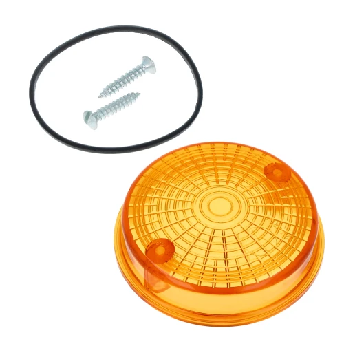 Klosz kierunkowskazu SIMSON, ETZ okrągły tył pomarańczowy (homologacja E) /MZA/