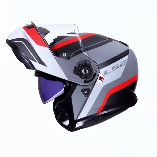 Kask LS2 FF908 STROBE II MONZA matt black - grey - red XL