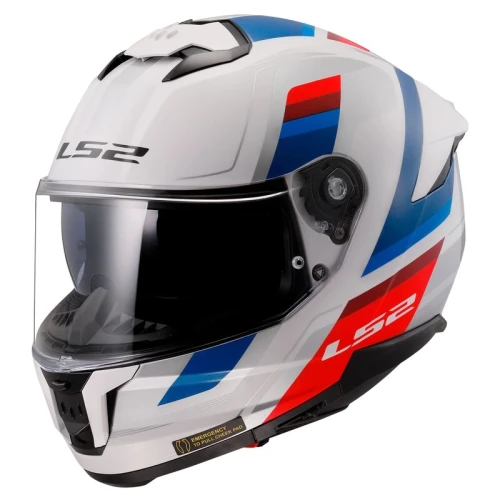 Kask LS2 FF808 STREAM II VINTAGE white-blue-red XXL
