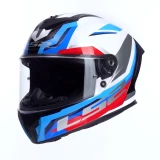 Kask LS2 FF820 RAPID III HYPER white-blue-red XXL
