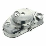 Pokrywa silnika SIMSON S51 lewa 4B aluminiowa /MEGU/ polerowana