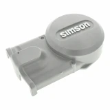 Pokrywa silnika SIMSON S51, SR50 prawa aluminiowa MEGU ORG srebrny metalik
