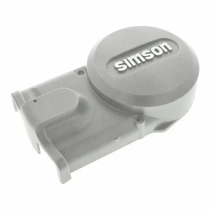 Pokrywa silnika SIMSON S51, SR50 prawa aluminiowa MEGU ORG srebrny metalik
