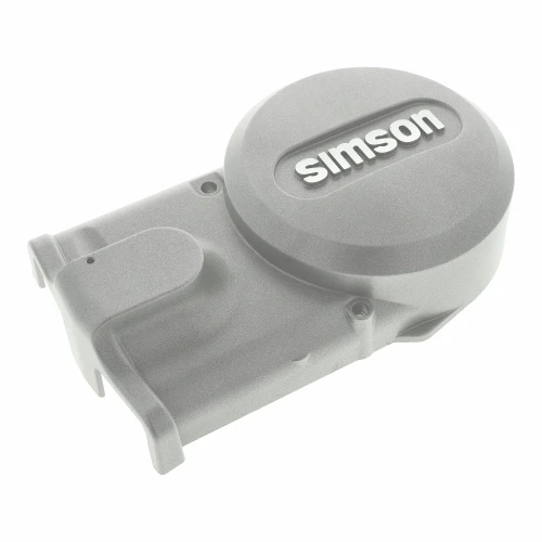 Pokrywa silnika SIMSON S51, SR50 prawa aluminiowa MEGU ORG srebrny metalik
