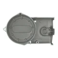 S221950-12 d - 10570-B-12-1 - Pokrywa silnika SIMSON S51, S53, S70, S83, SR50, SR80, KR51 prawa magneta iskrownika MEGU MZA aluminiowa malowana srebrna.webp