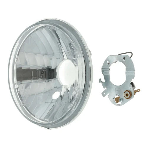 Wkład lampy przód SIMSON S51, S70 Halogen H4 /MZA/ gładkie szkło