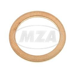 Uszczelka MZ ETZ, TS, SIMSON S50 śruby spustu oleju 18x24 miedziana