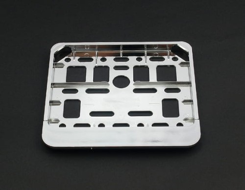 Ramka pod tablicę rejestracyjną motorowerowa chrom