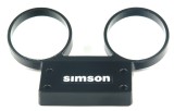 Uchwyt zegarów SIMSON S51 aluminiowy czarny