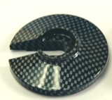 Pierścień amortyzatora tył SIMSON, MZ duży ALU carbon