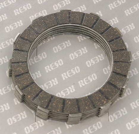 Tarcza sprzęgła SIMSON - A12 /5szt./ kpl. aluminiowe gr. 2.5mm /RESO/