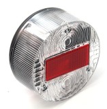 Lampa tył SIMSON, ETZ 120mm okrągła biała (krótki odblask)