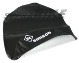 Pokrowiec siedzenia SIMSON S51 gładki czarny /MZA/