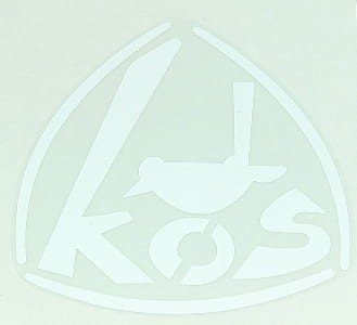 Naklejka WSK KOS biała